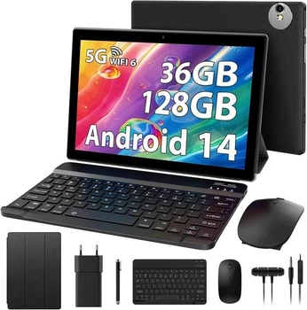 Планшет 10.1" Rushar L211 12+24/128GB Wi-Fi 8 ядер Android 14 8000 mAh