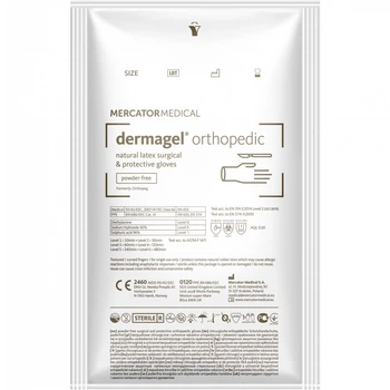 Рукавички Dermagel ORTHOPEDIC латексні хірургічні стерильні неприпудрені р.7,0