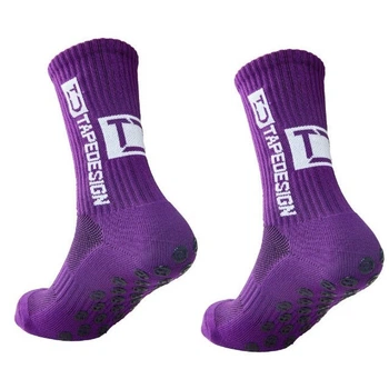 Шкарпетки FOOTBALL SOCKS TapeDesign (фіолетовий) ATTD-L-012, Фіолетовий, Розмір (EU) — 39-44