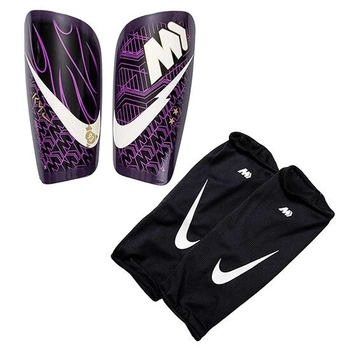 Футбольные щитки Nike MDS Mercurial Lite x Mbappe HF0549-585, Фиолетовый, Размер (EU) - M