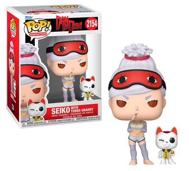 Фигурка Funko Pop Дандадан Сэйко Аясэ и Турбо Бабка Dandadan Seiko Ayase and Turbo Granny 10 см FP DDD SA 2154
