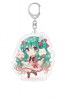 Акриловий брелок Hatsune Miku 6 см (3AA7CCA08F97)