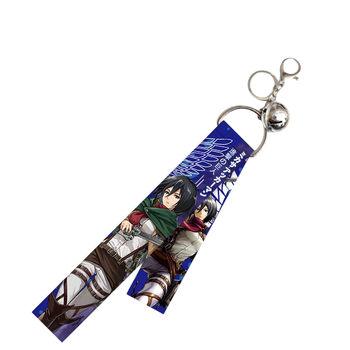 Брелок тканевый Атака титанов Микаса Аккерман Attack on Titan Mikasa Ackerman 10 см