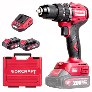 Аккумуляторный бесщеточный шуруповерт WORCRAFT CHD-S20LiBCM, 2 скорости
