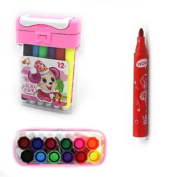 Набір фломастерів 105мм washable "Mouse" 12 штук AiJia (207-12-ZS)