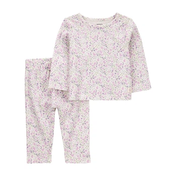Комплект Carter's 2в1 кофта, штани для дівчинки 69-72 см (1S940410_9M)