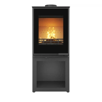 Стальная печь-камин на дровах KAWMET HARITA S15v S-Box Decor 5.7 кВт