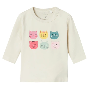 Реглан Name it Cats, цвет бежевый, размер 56 (241.13227906.JSTR)