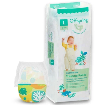 Подгузники-трусики Offspring Forestia, размер L, 9-14 кг, 36 шт.