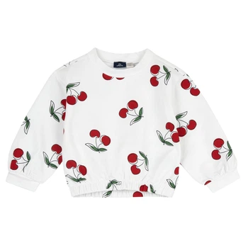 Свитшот Chicco Cherries, цвет белый, размер 122 (090.69863.064)