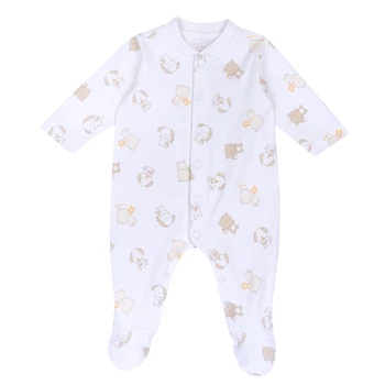 Комбинезон Chicco Tiny Bear, цвет белый, размер 68 (091.00901.064)