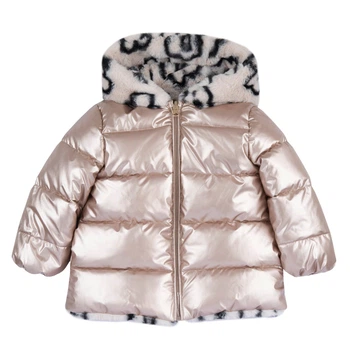 Куртка двусторонняя Chicco Isla, цвет бежевый, размер 98 (090.87834.061)