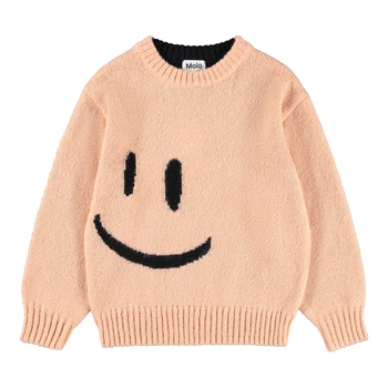 Джемпер шерстяной Molo Bello Double Smile, цвет бежевый, размер 110/116 (6W25K201.4951)