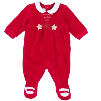 Велюровый новогодний комбинезон Chicco Becca, цвет красный, размер 62 (090.27198.075)
