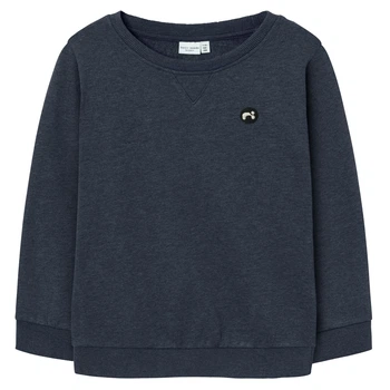 Утепленный свитшот Name it Ven Dark Blue, цвет синий, размер 116 (253.13220321.DSAP)