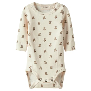 Боди Lil'Atelier Sand Bear, цвет бежевый, размер 68 (13251433.TURT)