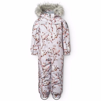 Зимовий термокомбінезон Molo Polaris Fur Willow Kitten, колір бузковий, розмір 122 (5W25N204.9365)
