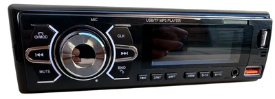 Автомагнитола 1DIN Bluetooth с RGB подсветкой и пультом управления (RF2224)