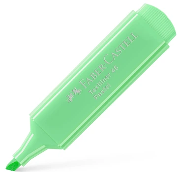 Маркер текстовильный Faber-Castell, 1-5 мм., Textliner 46, Pastel, Светло-зеленый, (154666)