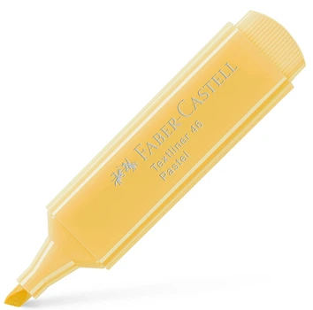 Маркер текстильний Faber-Castell, 1-5 мм., Textliner 46, Pastel, Ванільний, (154667)