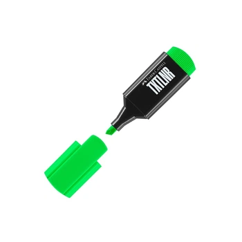 Маркер текстовильный Faber-Castell, 1-5 мм., Textliner 46, Superfluorescent, Зеленый, (154263)