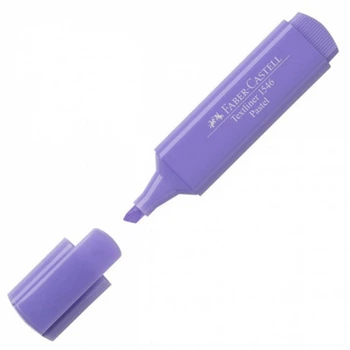 Маркер текстовильный Faber-Castell, 1-5 мм., Textliner 46, Pastel, Лиловый, (154656)