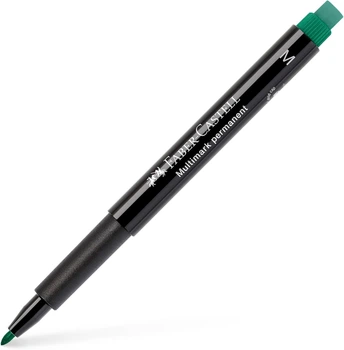 Маркер перманентный Faber-Castell OHP Multimark, 1,0 мм. M, Multimark, Зеленый, (152563)