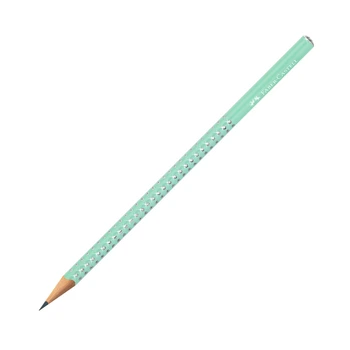 Чернографитный карандаш Faber-Castell GRIP SPARKLE, HB, Sparkle, JELLI MINT, (118293)
