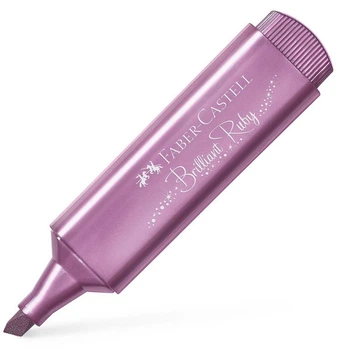 Маркер текстовильный Faber-Castell, 1-5 мм., Textliner 46, Metallic, Рубиновый металлик, (154691)