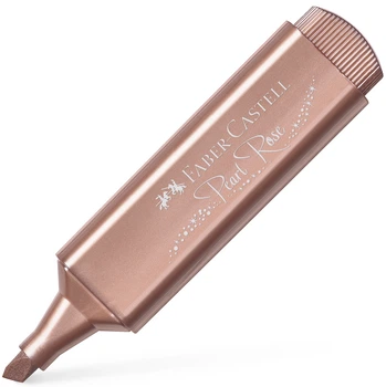 Маркер текстильний Faber-Castell, 1-5 мм., Textliner 46, Metallic, Рожевий металік, (154626)
