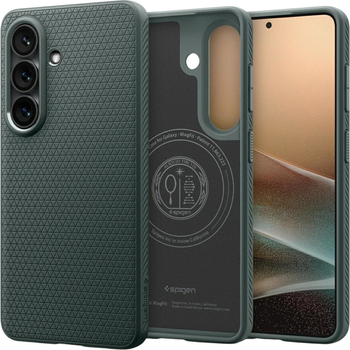 Чохол Spigen Liquid Air Mag MagSafe Case для Samsung Galaxy S26 Plus Abyss Green (ACS10706)