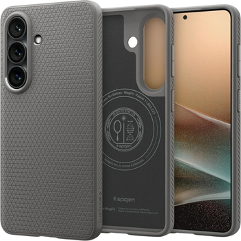 Etui plecki Spigen Liquid Air Mag MagSafe Case do Samsung Galaxy S26 Marble Grey (ACS10731)