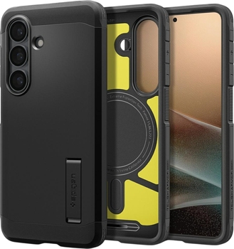Etui plecki Spigen Tough Armor Mag MagSafe Case do Samsung Galaxy S26 Plus Black (ACS10713)