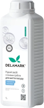 Засіб для миття посуду DeLaMark Алое Вера з іонами срібла 1 л (4820152334114)
