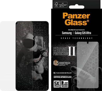 Захисне скло Panzer Glass Ultra-Wide Fit EasyAligner для Samsung Galaxy S26 Ultra (PG51433)