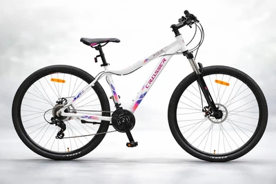 Велосипед горный алюминиевый Crosser Angel 26" рама 16.5 дюйма Белый для девочки подростковый