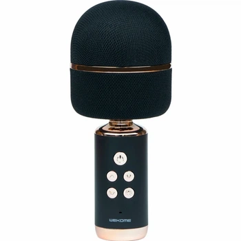 Микрофон колонка Wecome D36 1800mAh AUX черный для караоке и вокала