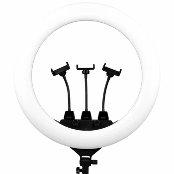 Лампа Ring Light 56 см 3200-6500K Механическое управление для смартфонов и камер ZB-F488 Черный