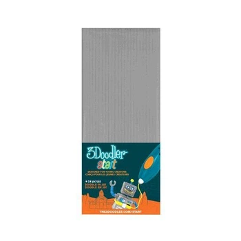 Набір стрижнів для 3D-ручки 3Doodler Start, сірий (3DS-ECO08-GREY-24)