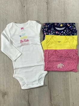 Боді для дівчинки Carters 126H587 9 міс 69-72 см Різні кольори
