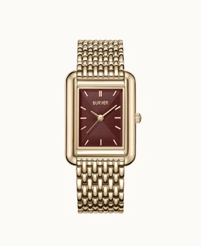 Часы Burker Olivia Gold Burgundy