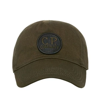 Кепка C.P. Company с линзами, One size (универсальный размер, 54–60), унисекс, в цвете хаки.