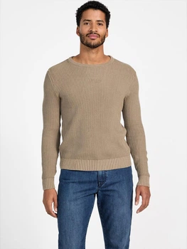 Свитер мужской Guess (7620837158502) Olex Crewneck M бежевый (бурый)