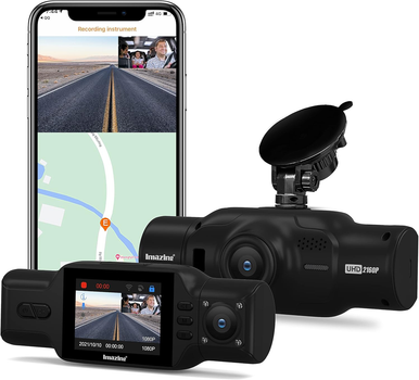 Б/в Видеорегистратор Imazing M8 Pro-Dual двусторонний 1080P, для автомобилей с ночным видением, режимом парковки, G-сенсором, WDR