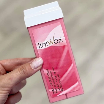 Воск для депиляции в кассете Ital Wax Poзa 100 мл