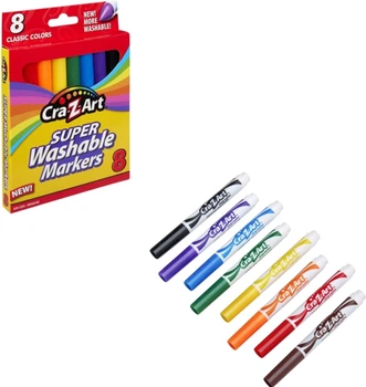 Маркеры легкосмываемые Cra-Z-Art Super Washable 8 шт (884920100008)