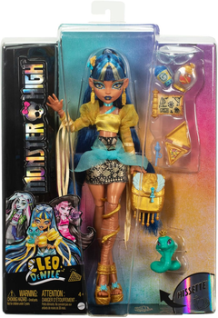 Лялька Лялька Monster High Клео де Ніл у золотій блузці та багатошаровій Monster High Cleo De Nile