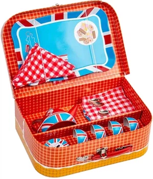 Чайний набір для гри Bigjigs London Tea Set Playset 24 елементи 37039 (0691621850398)
