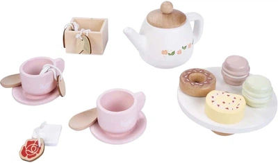 Дерев’яний чайний набір Dorjee Wooden Tea Playset 17 шт. D3.021 (6973840431683)