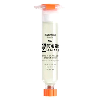 Флюс для пайки Amaoe M53 10CC гелевый (шприц) для SMD и BGA